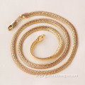 Fashion Jewellery Gold Plated Snake Necklace